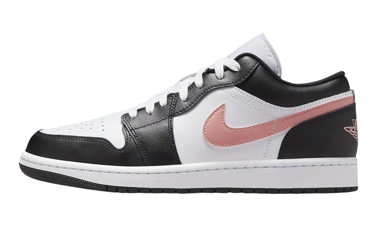 Air Jordan 1 Low Black Rust Pink 553558 165