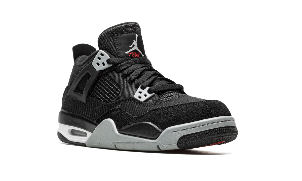 Air Jordan 4 GS Black Canvas DV0553 006