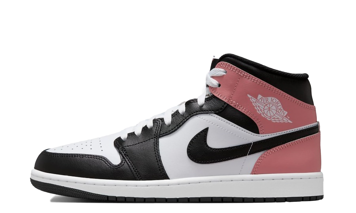 Jordan 1 Mid White Rust Pink Black DQ8426 100