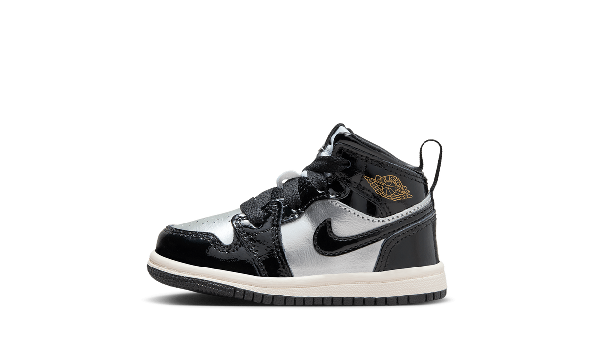 Jordan 1 Mid SE TD Black Metallic Silver Sail Metallic Gold FZ3939 001