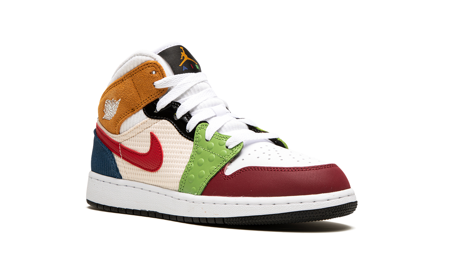 Air Jordan 1 Mid SE GS Messy Room DR6957 100