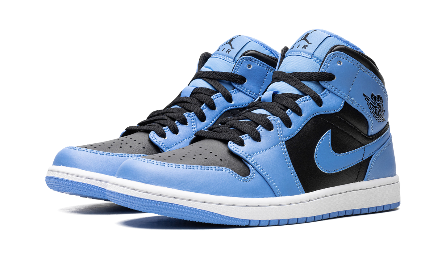 Air Jordan 1 Mid University Blue Black DQ8426 401