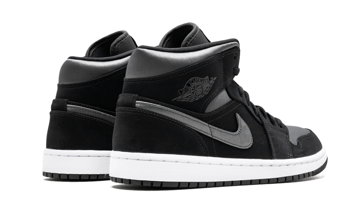 Air Jordan 1 Mid SE Nylon - Black/Grey 852542 012