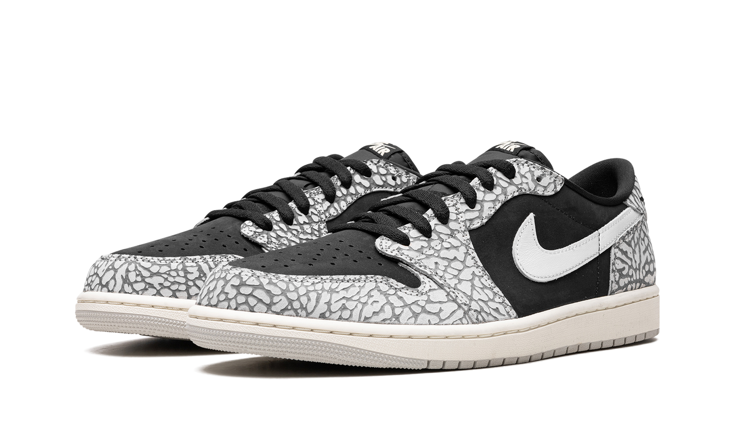 Air Jordan 1 Low Black Elephant CZ0790 001
