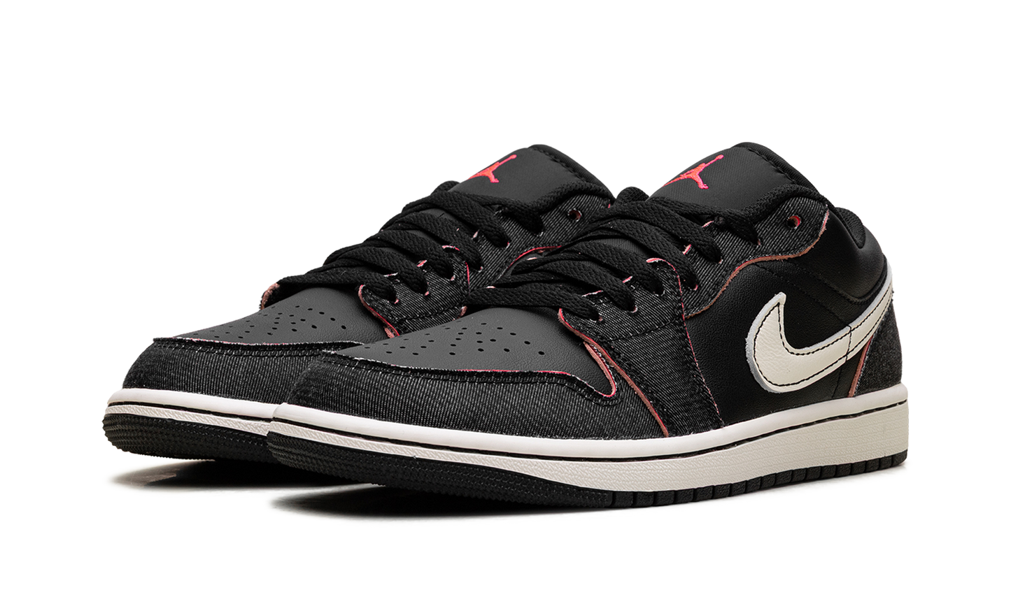Air Jordan 1 Low SE Black/Black/Racer Pink/Pale Ivory IR0842 010