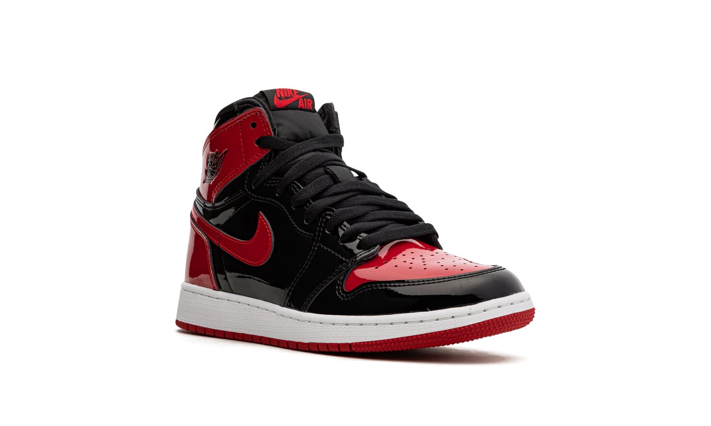 Air Jordan 1 Retro High OG GS Patent Bred 575441 063