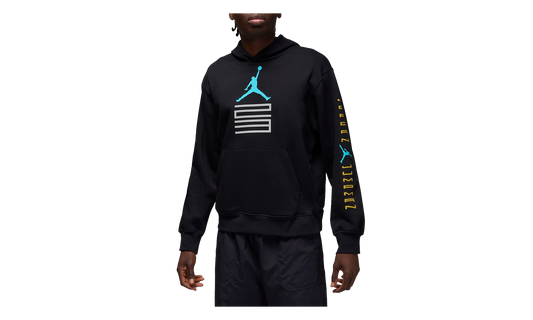 Jordan AJ11 Gamma Fleece Pullover Hoodie Black IQ6970 010