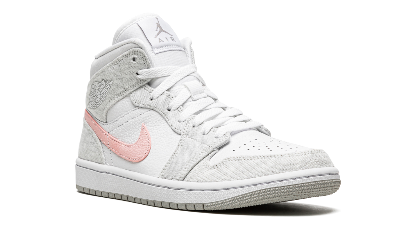 AIR JORDAN 1 MID SE WMNS Heather Grey / Pink DN4045 001