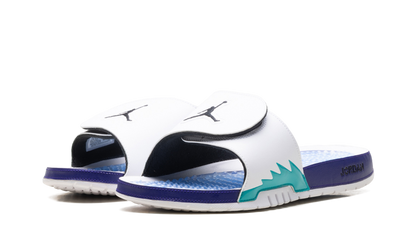Jordan Hydro 5 Retro Slide White New Emerald Grape Ice Black 555501 103