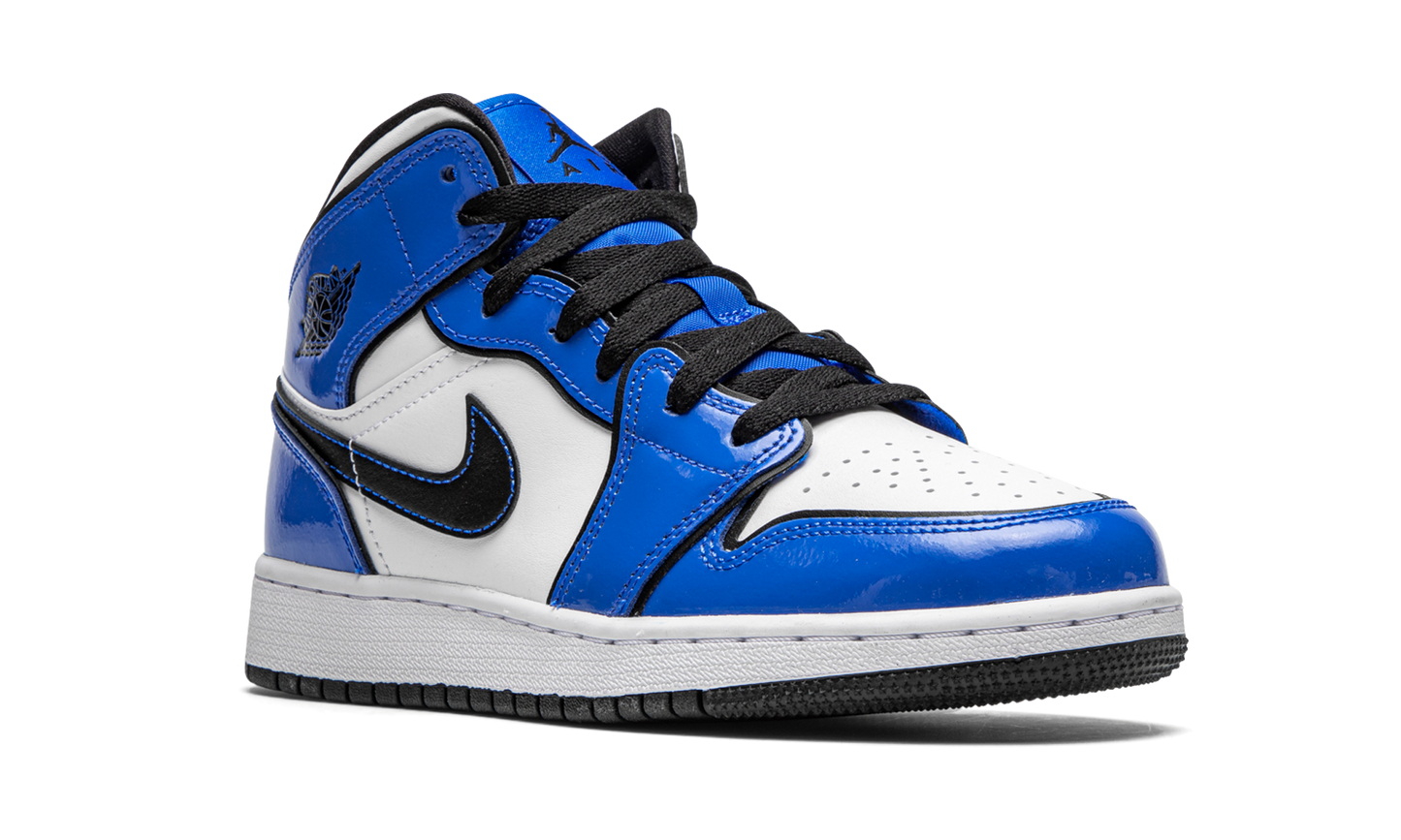 Air Jordan 1 Mid SE GS Signal Blue BQ6931 402