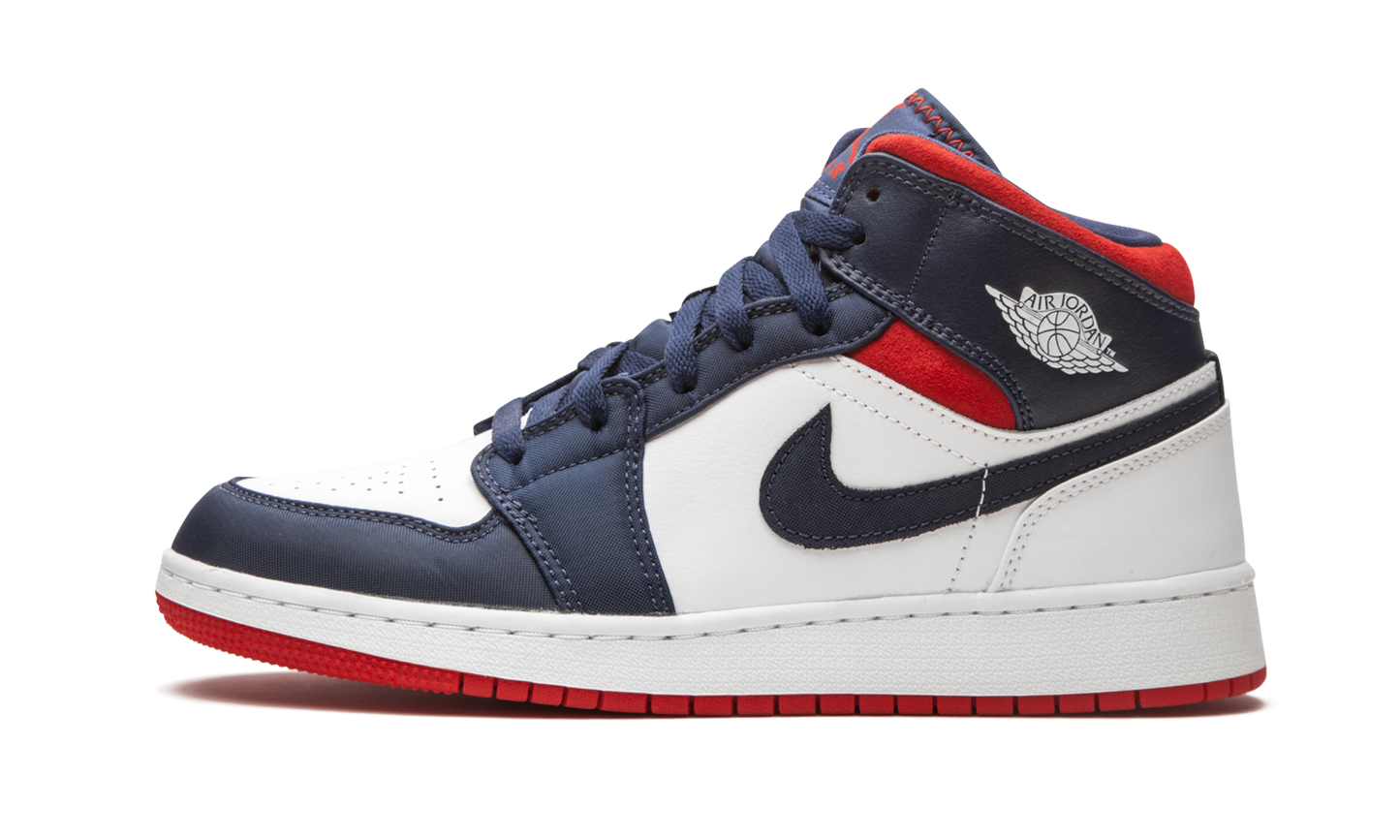 Air Jordan 1 Mid SE GS USA BQ6931 104