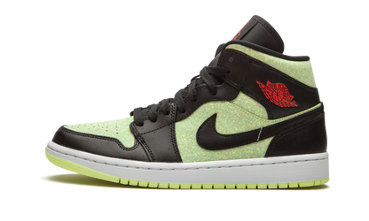 AIR JORDAN 1 MID SE WMNS Barely Volt / Chile Red CV5276 003