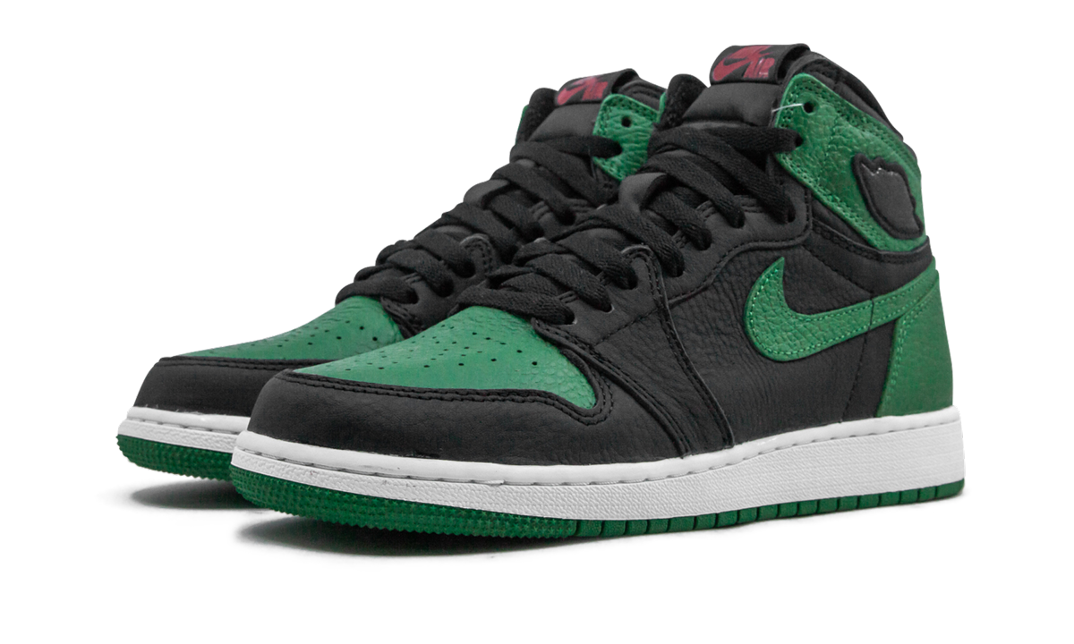 Air Jordan 1 High Retro GS Pine Green Black 575441 030