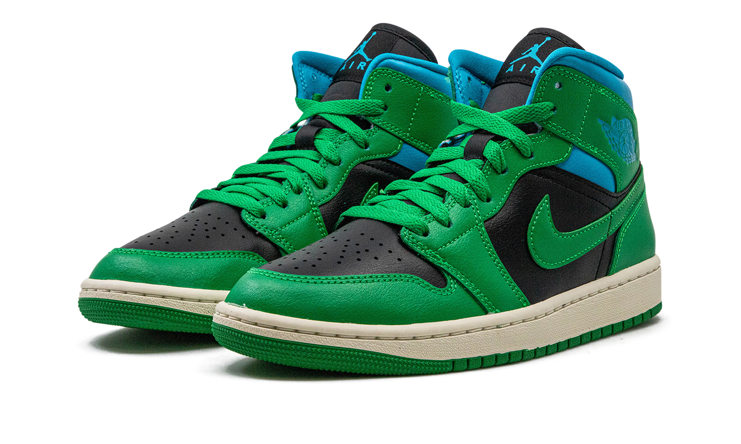 AIR JORDAN 1 MID WMNS Lucky Green Aquatone BQ6472 033