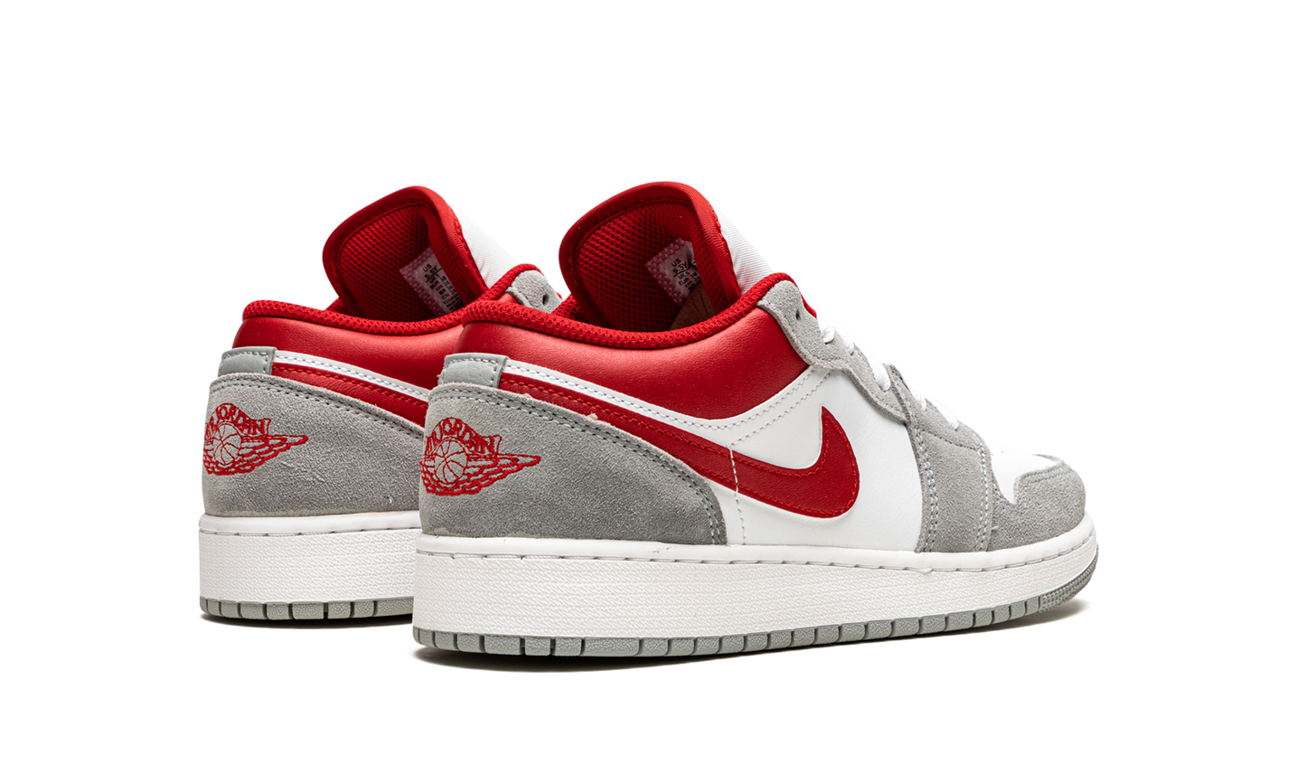 Air Jordan 1 Low SE GS Smoke Grey Gym Red DM0589 016