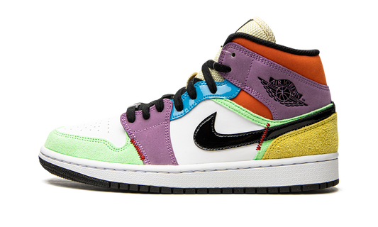 Air Jordan 1 Mid SE WMNS Lightbulb CW1140 100