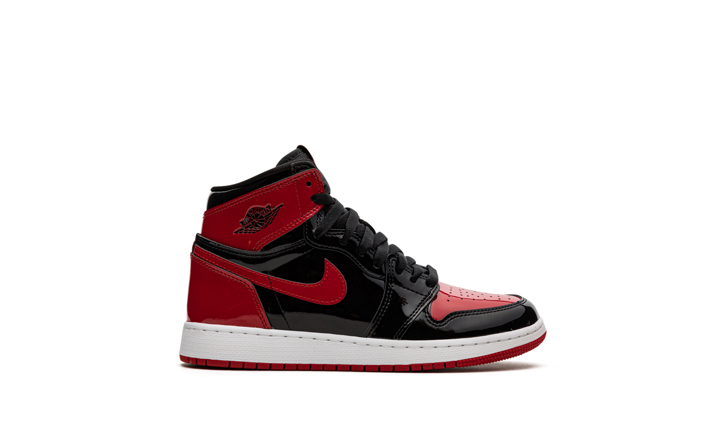 Air Jordan 1 Retro High OG GS Patent Bred 575441 063