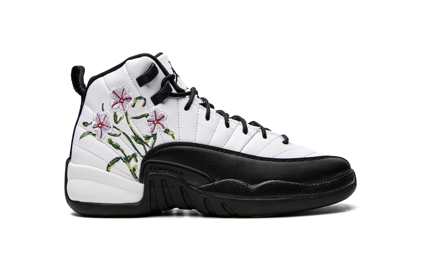 Air Jordan 12 GS Floral DR6956 100