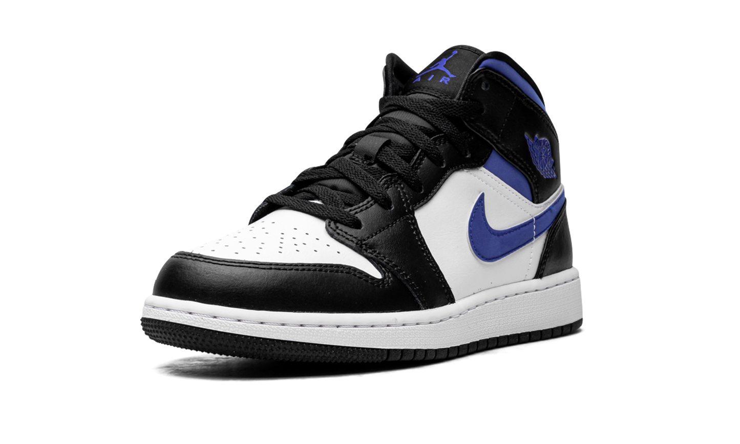 Air Jordan 1 Mid GS Racer Blue / Black / White 554725 140