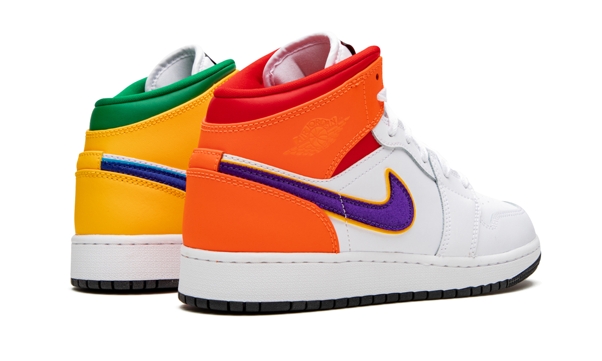 Air Jordan 1 MID GS Three Peat 554725 128