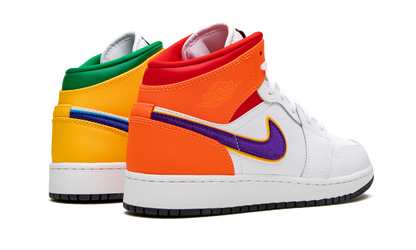 Air Jordan 1 MID GS Three Peat 554725 128