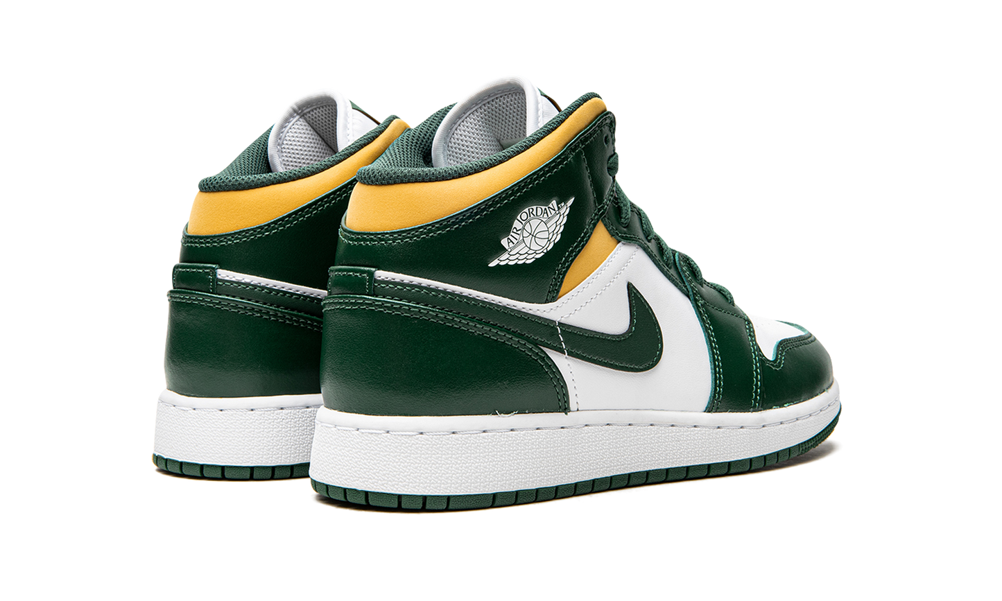 Air Jordan 1 Mid GS Sonics 554725 371