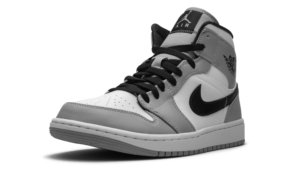 Air Jordan 1 Mid Light Smoke Grey 554724 092