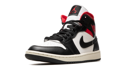AIR JORDAN 1 MID WMNS Black / Gym Red / Sail BQ6472 061