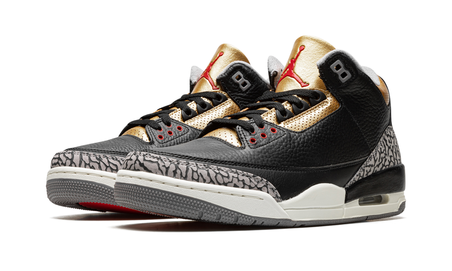 AIR JORDAN 3 WMNS Black Cement Gold CK9246 067