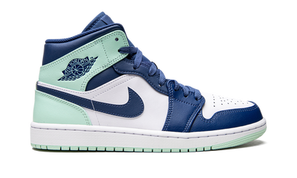 Air Jordan 1 Mid Blue Mint 554724 413