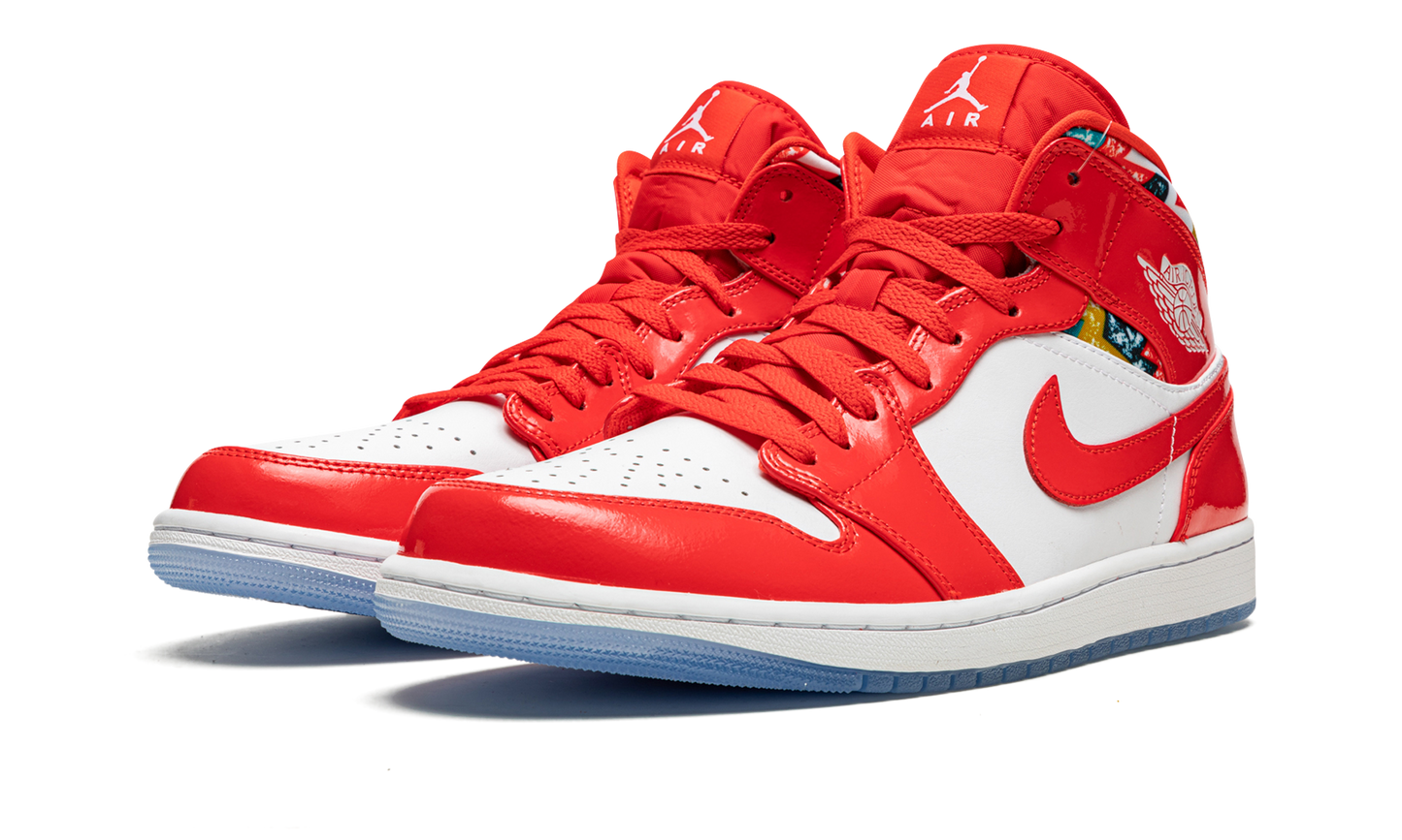 Air Jordan 1 Mid SE Barcelona Sweater DC7294 600