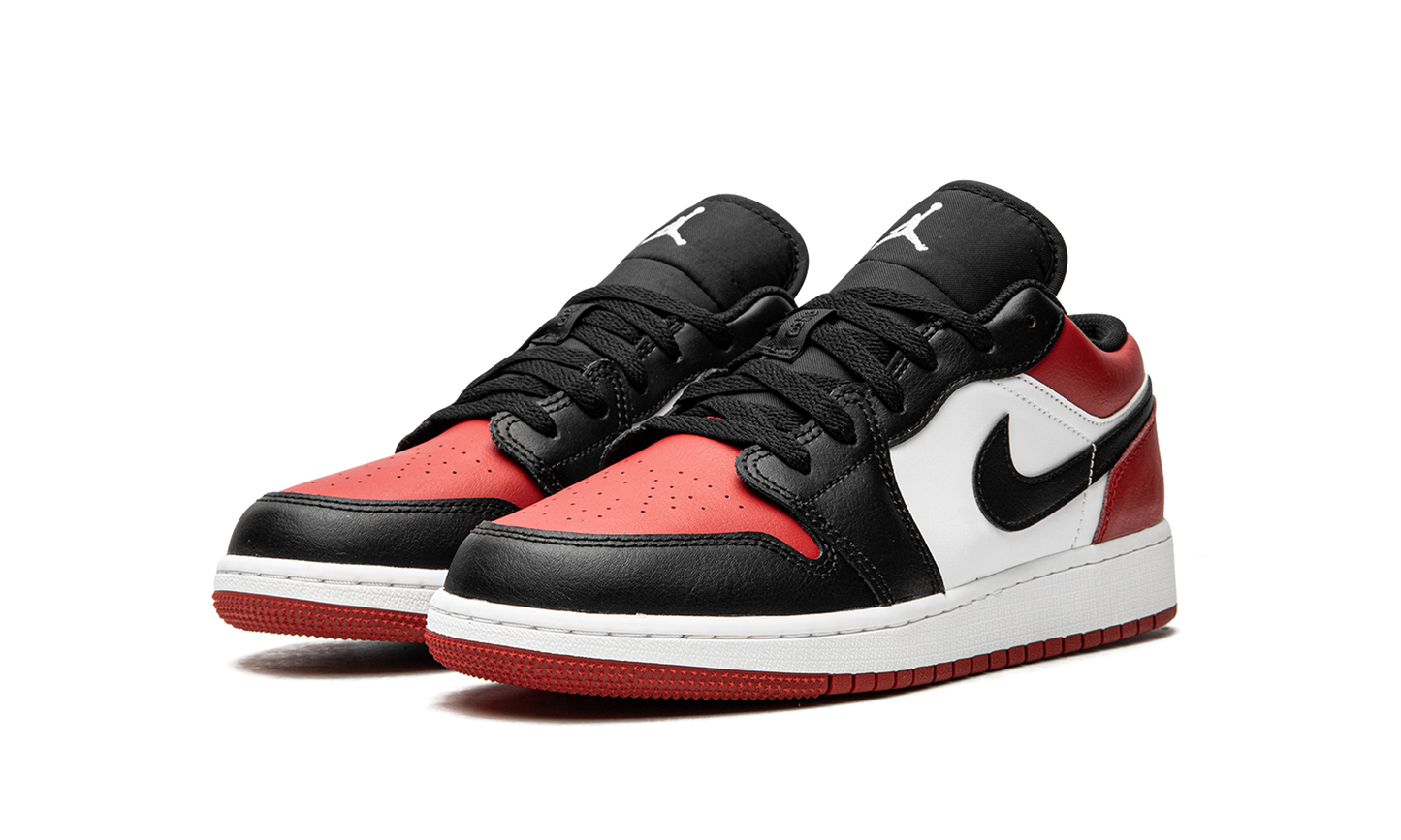 Air Jordan 1 Low GS Bred Toe 553560 612