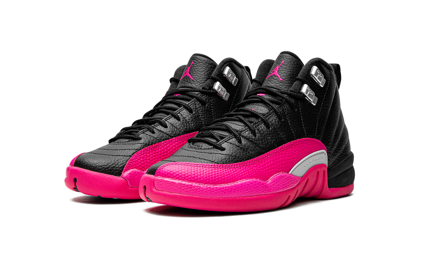 Air Jordan 12 Retro GS Black Pink 510815 026