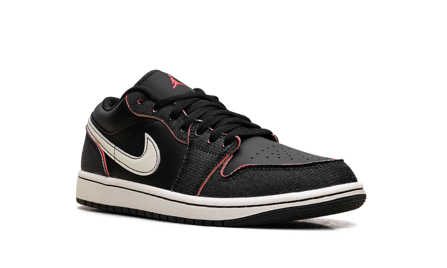 Air Jordan 1 Low SE Black/Black/Racer Pink/Pale Ivory IR0842 010