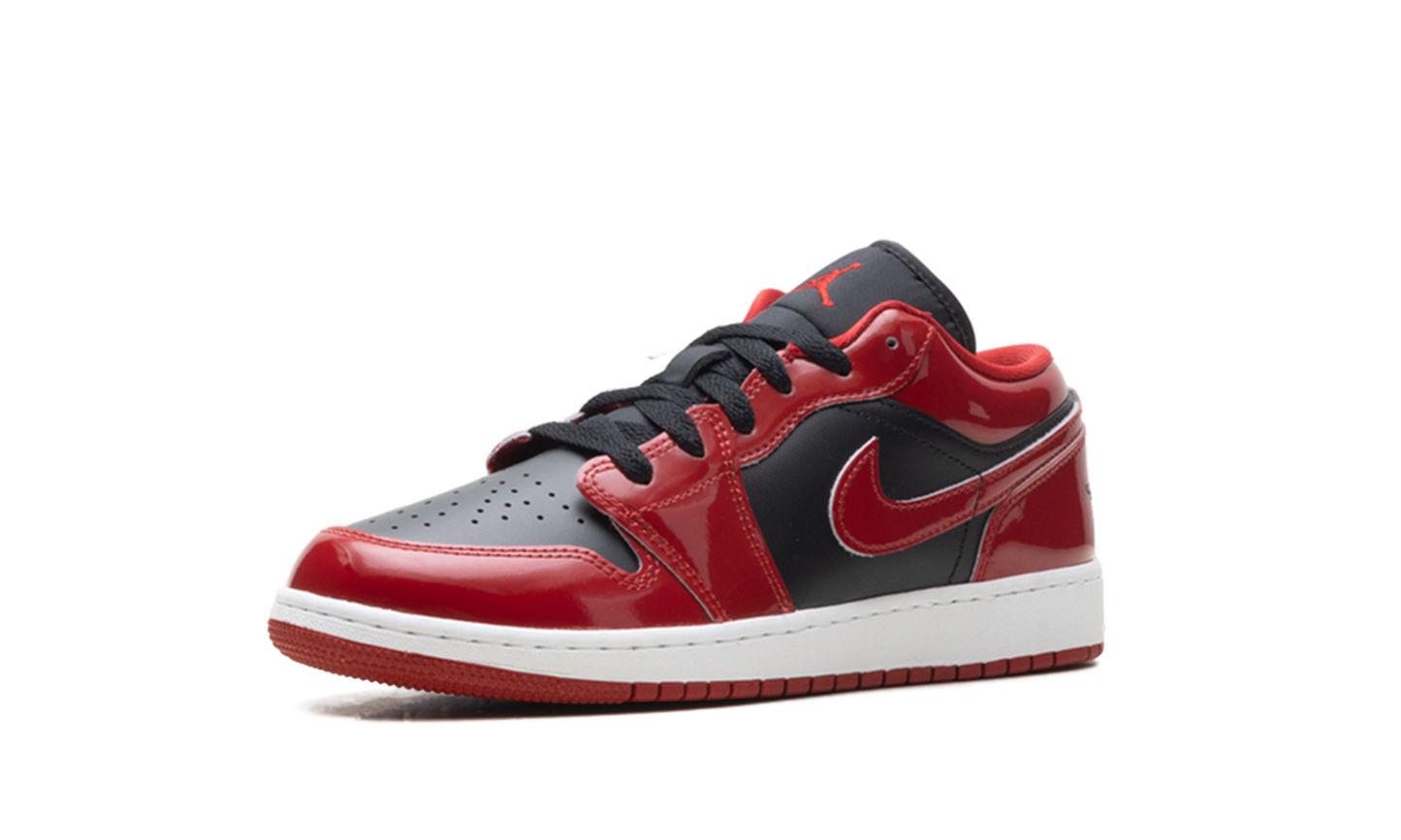Air Jordan 1 Low SE GS Patent Bred HV4396 006