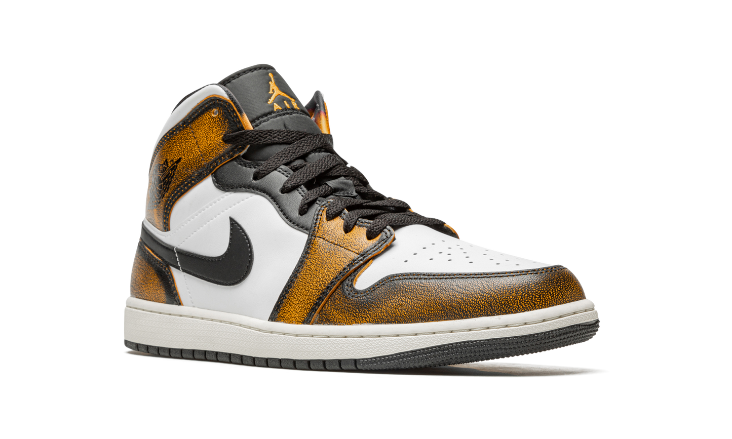 Air Jordan 1 Mid SE Orange Wear Away DQ8417 071
