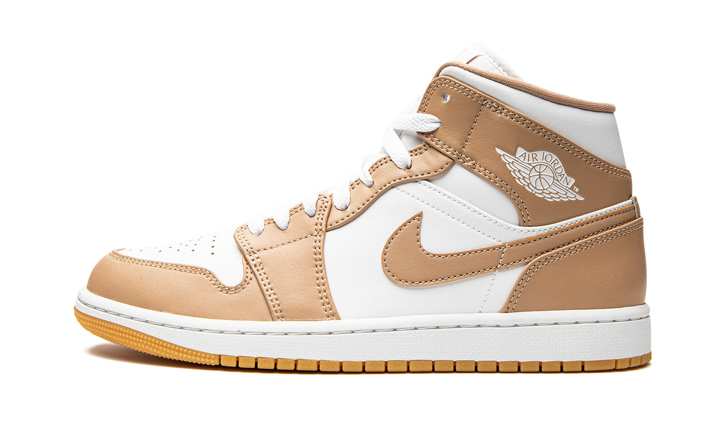 Air Jordan 1 Mid Tan / Gum 554724 271