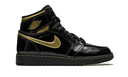Air Jordan 1 Retro High OG GS Black Metallic Gold 575441 032