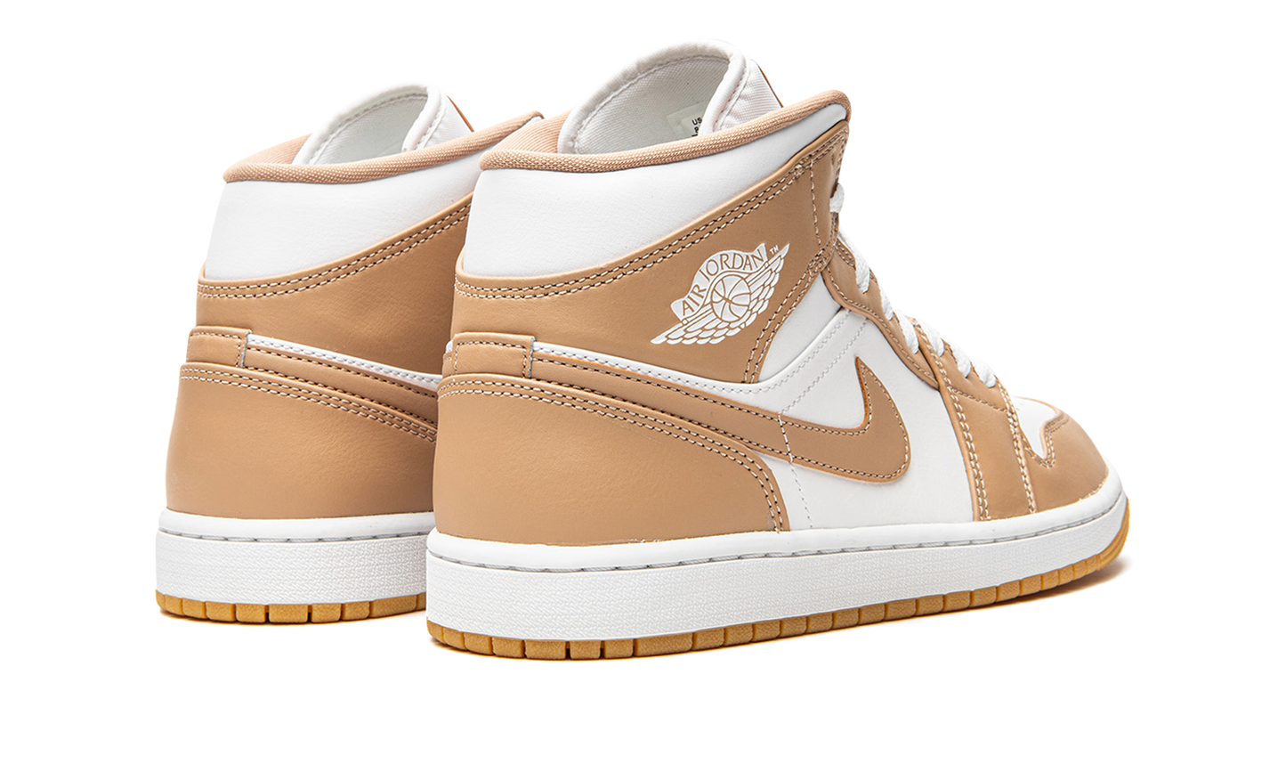 Air Jordan 1 Mid Tan / Gum 554724 271