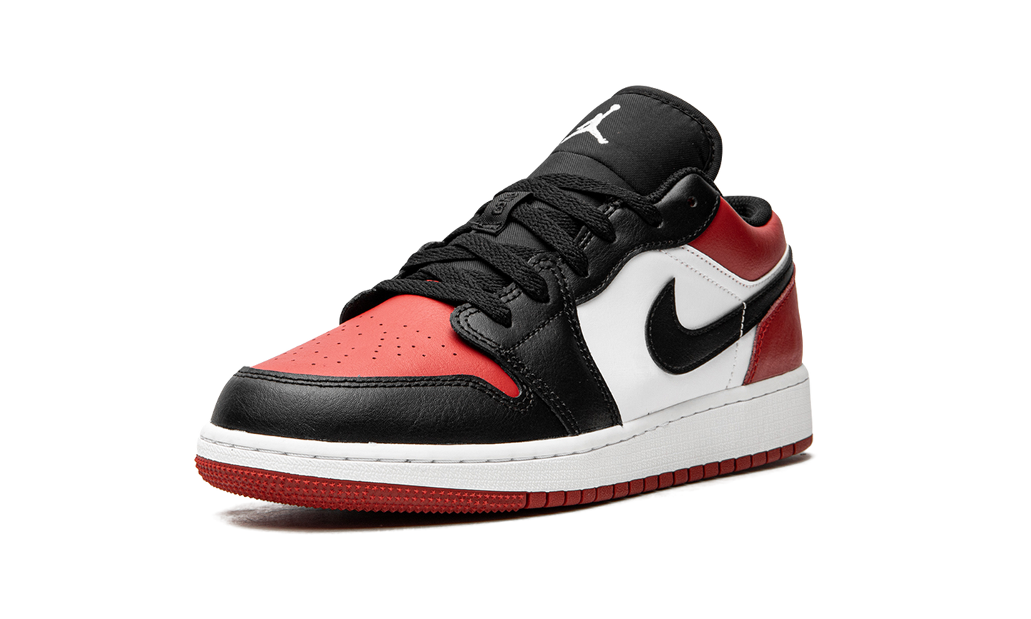 Air Jordan 1 Low GS Bred Toe 553560 612