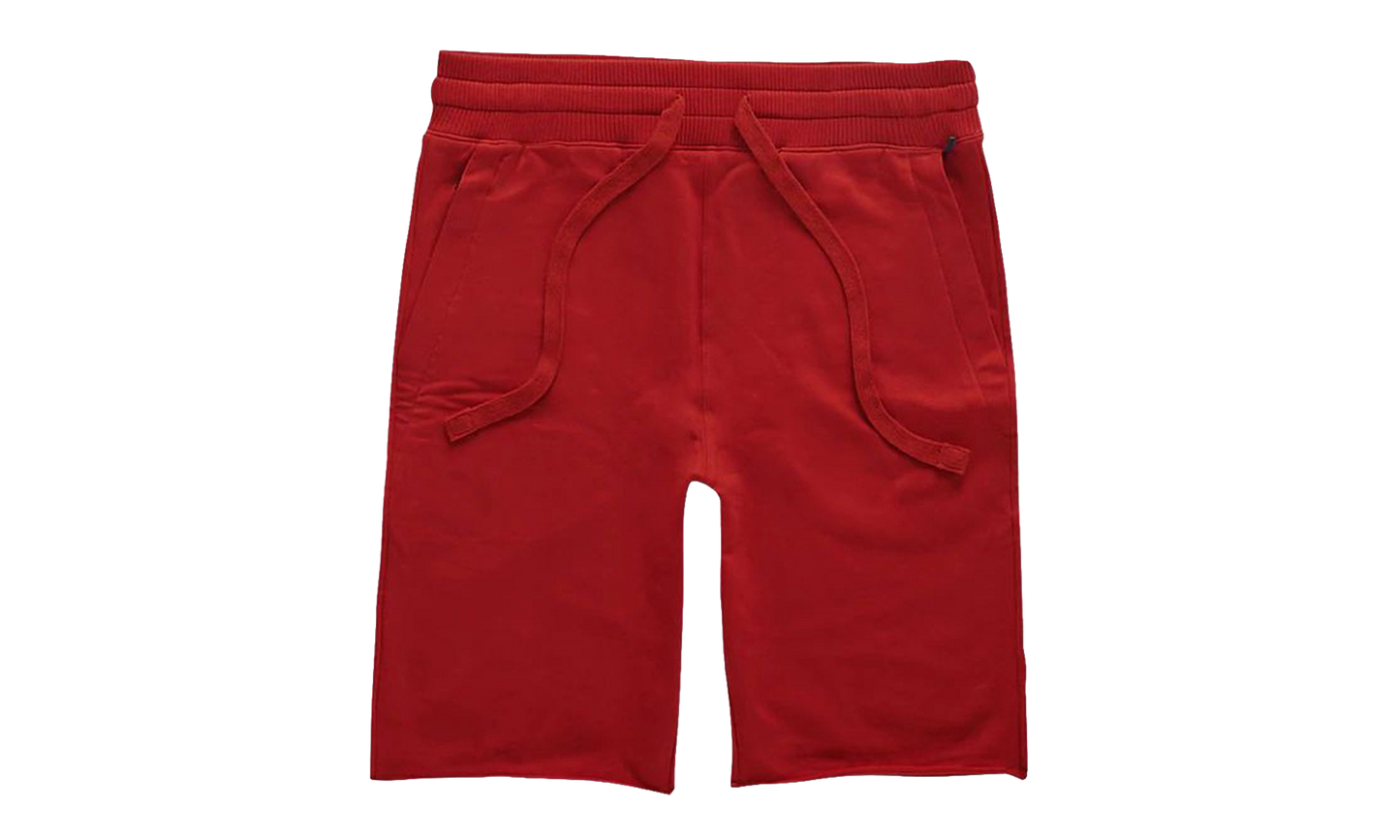Jordan Craig Palma French Terry Fleece Shorts Red 8350S RED