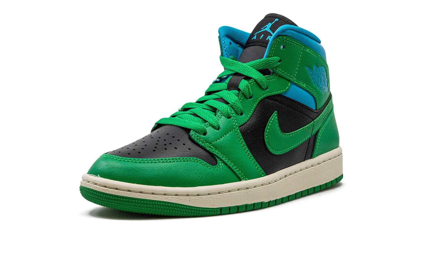 AIR JORDAN 1 MID WMNS Lucky Green Aquatone BQ6472 033