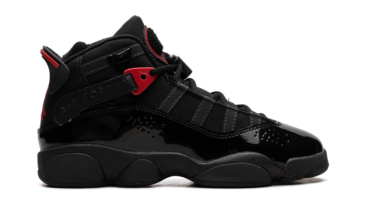 Jordan 6 Rings GS Black Varsity Red 323419 026