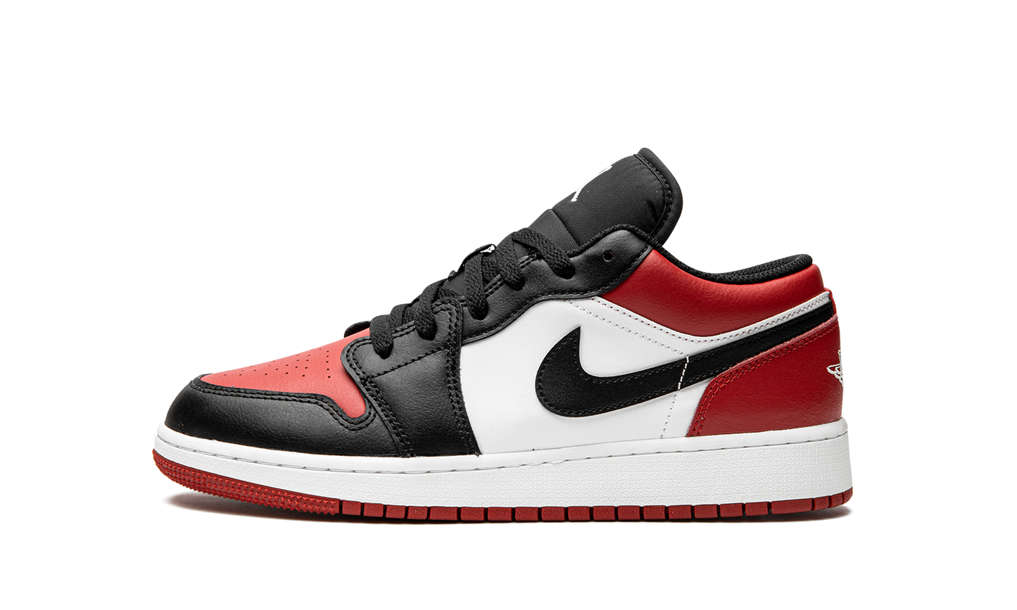 Air Jordan 1 Low GS Bred Toe 553560 612