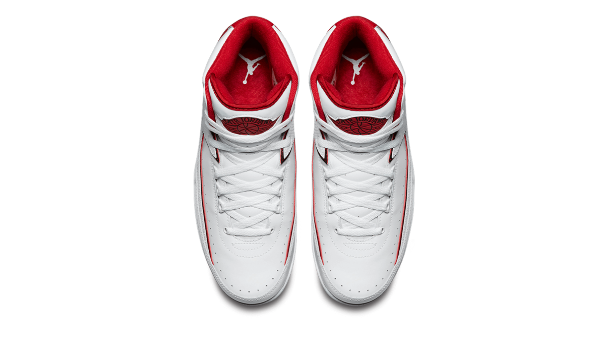 Air Jordan 2 Retro White/Varsity Red 385475 102