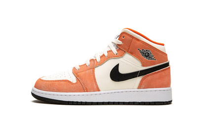 Air Jordan 1 Mid SE GS Orange Suede DV1336 800