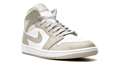 Air Jordan 1 Mid Linen / College Grey 554724 082