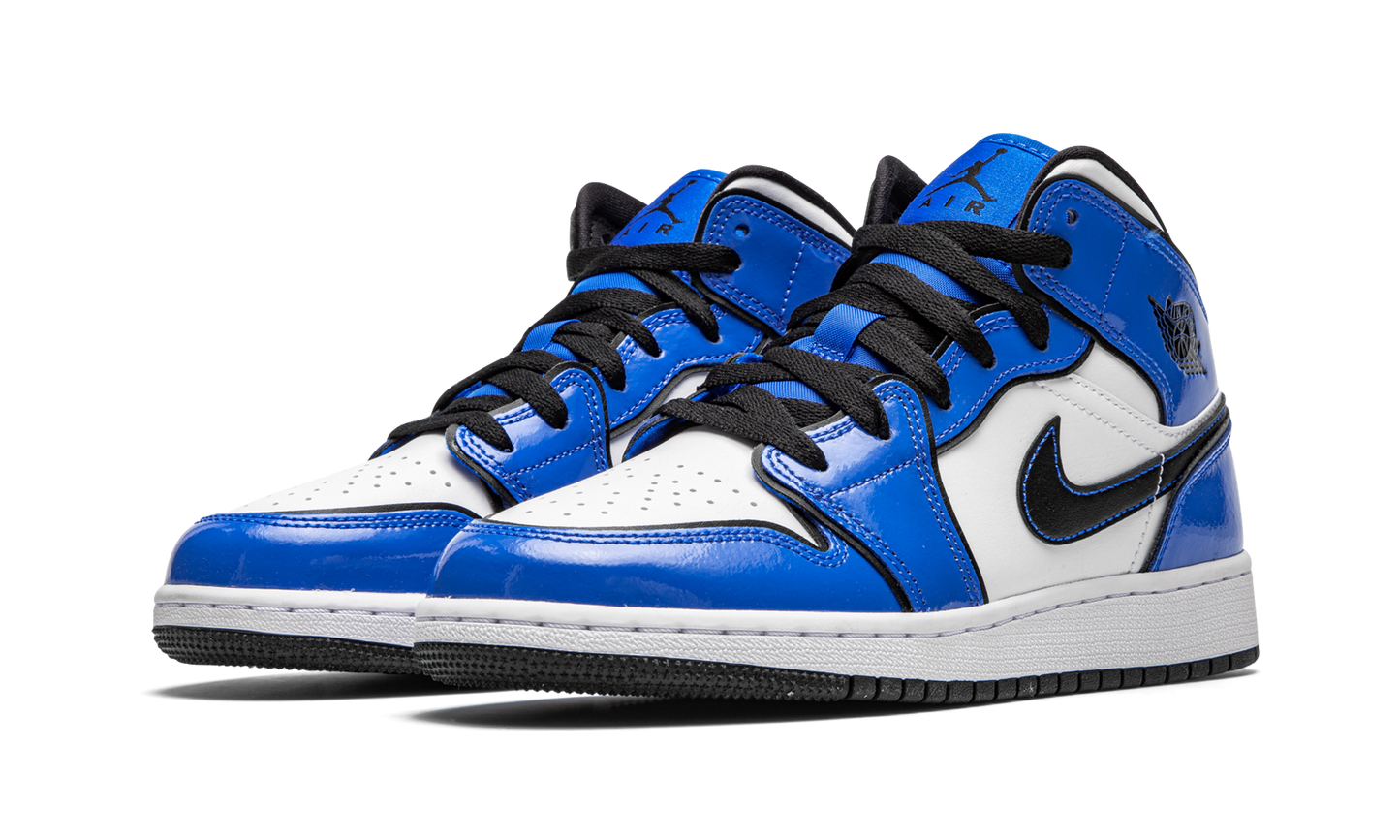 Air Jordan 1 Mid SE GS Signal Blue BQ6931 402