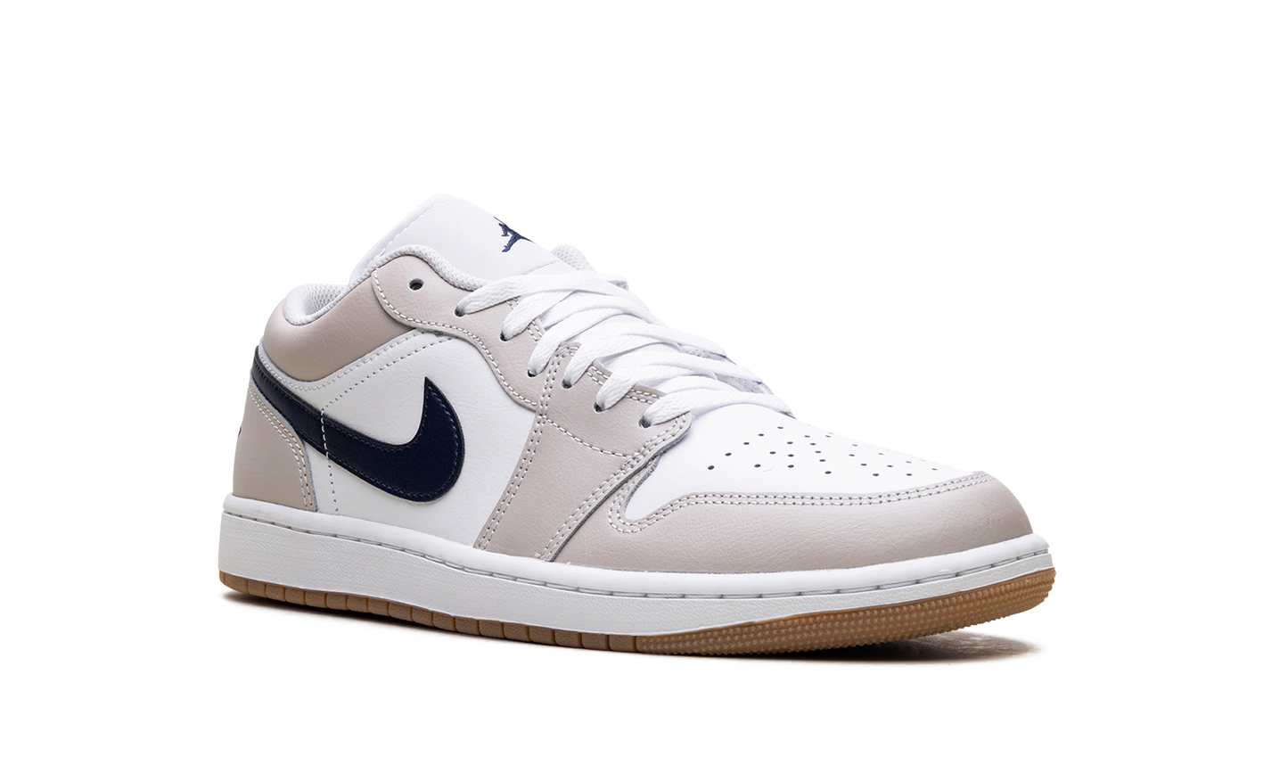 Jordan 1 Low Midnight Navy Neutral Grey 553558 146
