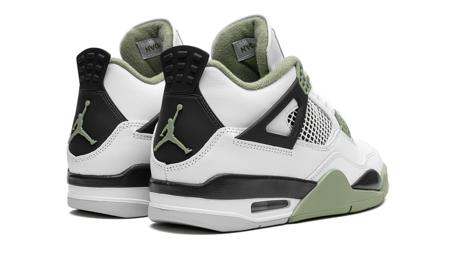 Air Jordan 4 Retro WMNS Seafoam Oil Green AQ9129 103